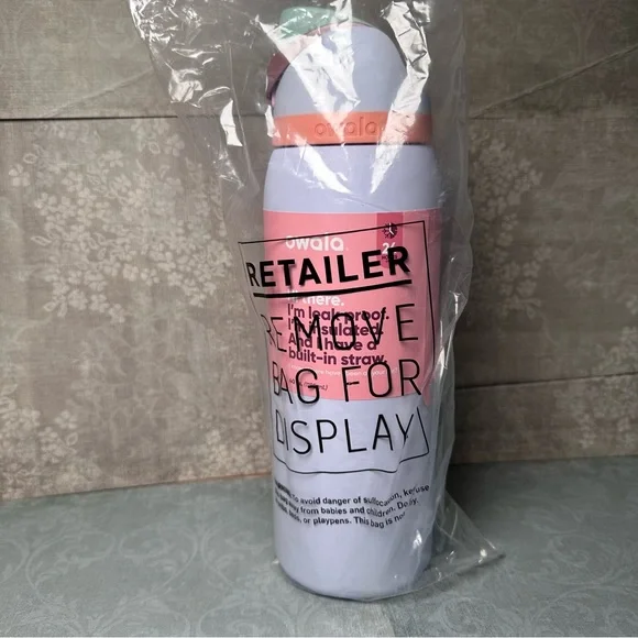 Periwinkle Twinkle Owala 40oz FreeSip Stainless Steel Water Bottle - Picture 3 of 4